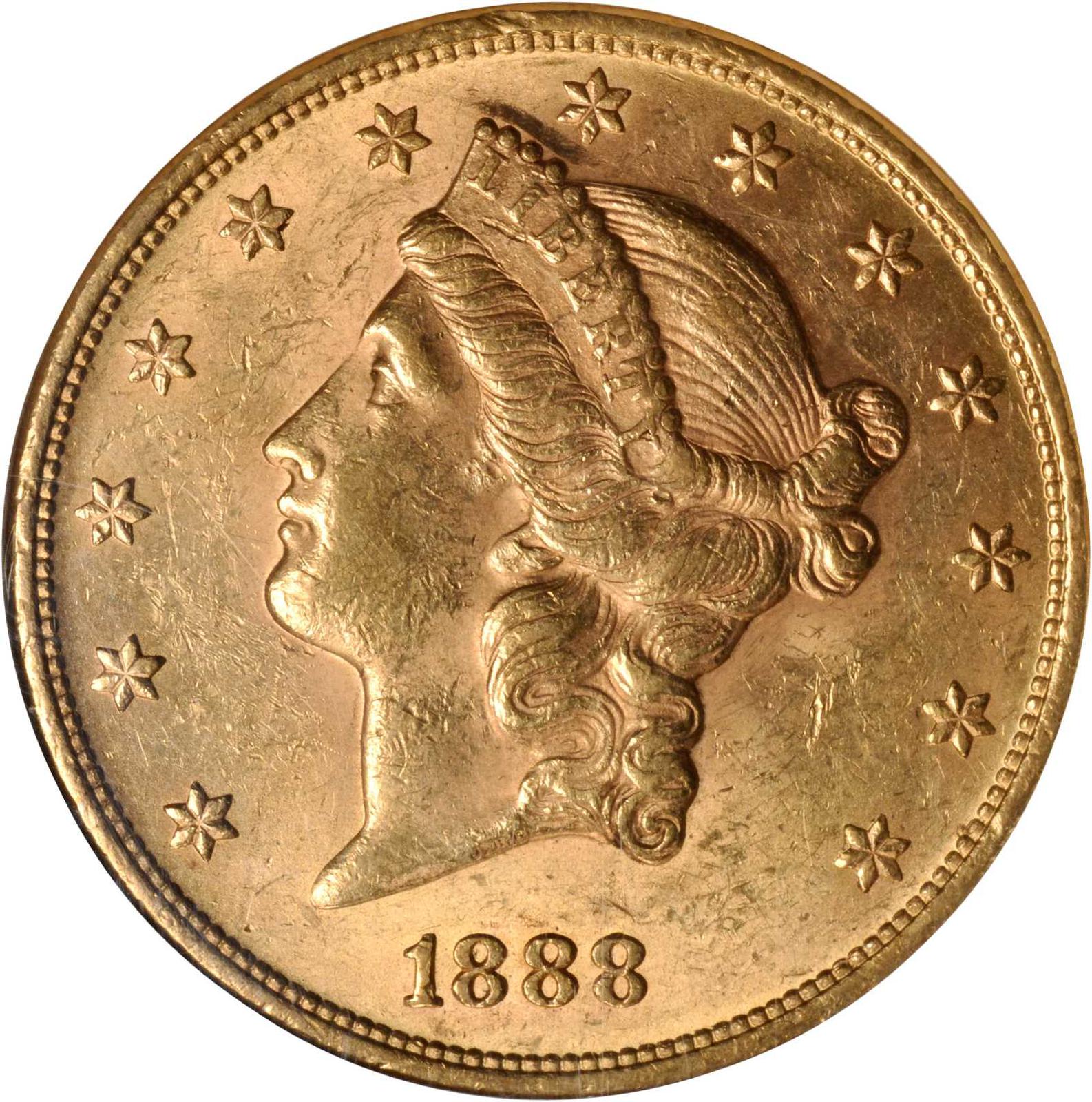 Value of 1888 $20 Liberty Double Eagle | Sell Rare Coins