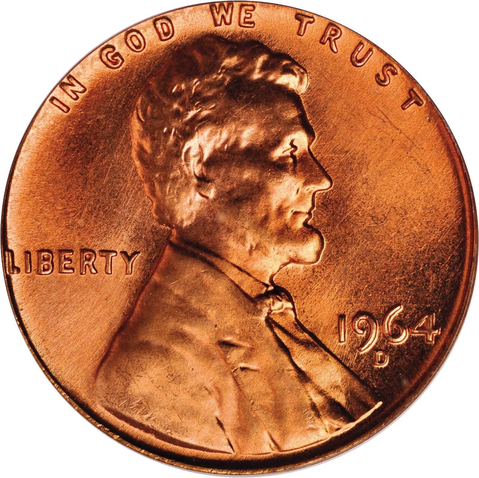 Value Of 1964 D Lincoln Cents We Appraise Modern Coins