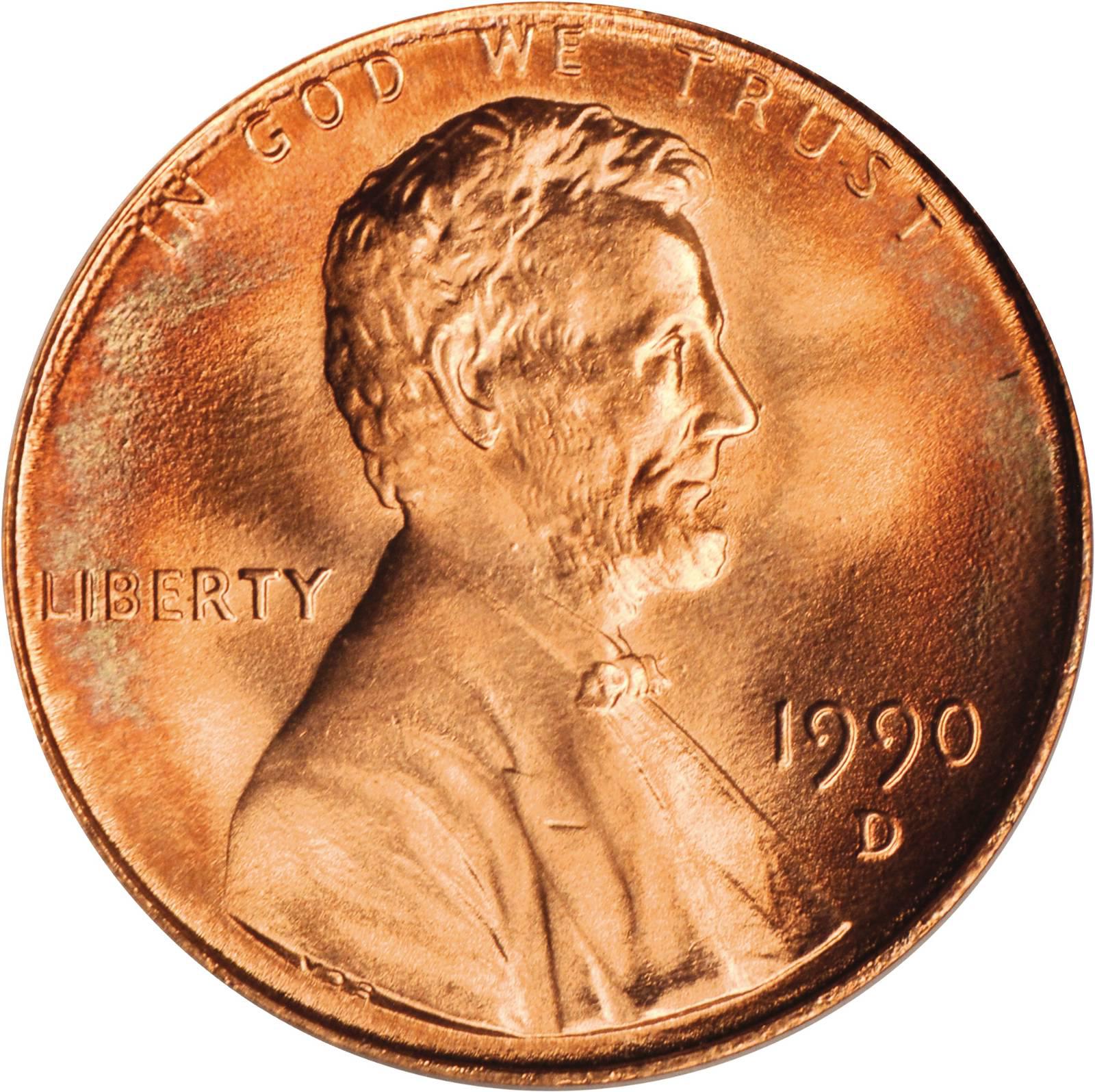 Value Of 1990 D Lincoln Cents We Appraise Modern Coins