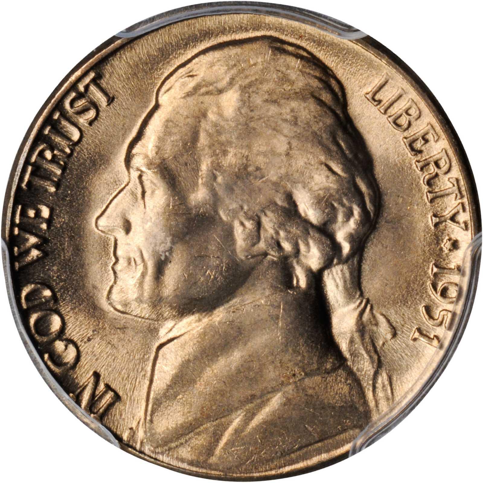 1951-D BU Jefferson Nickel