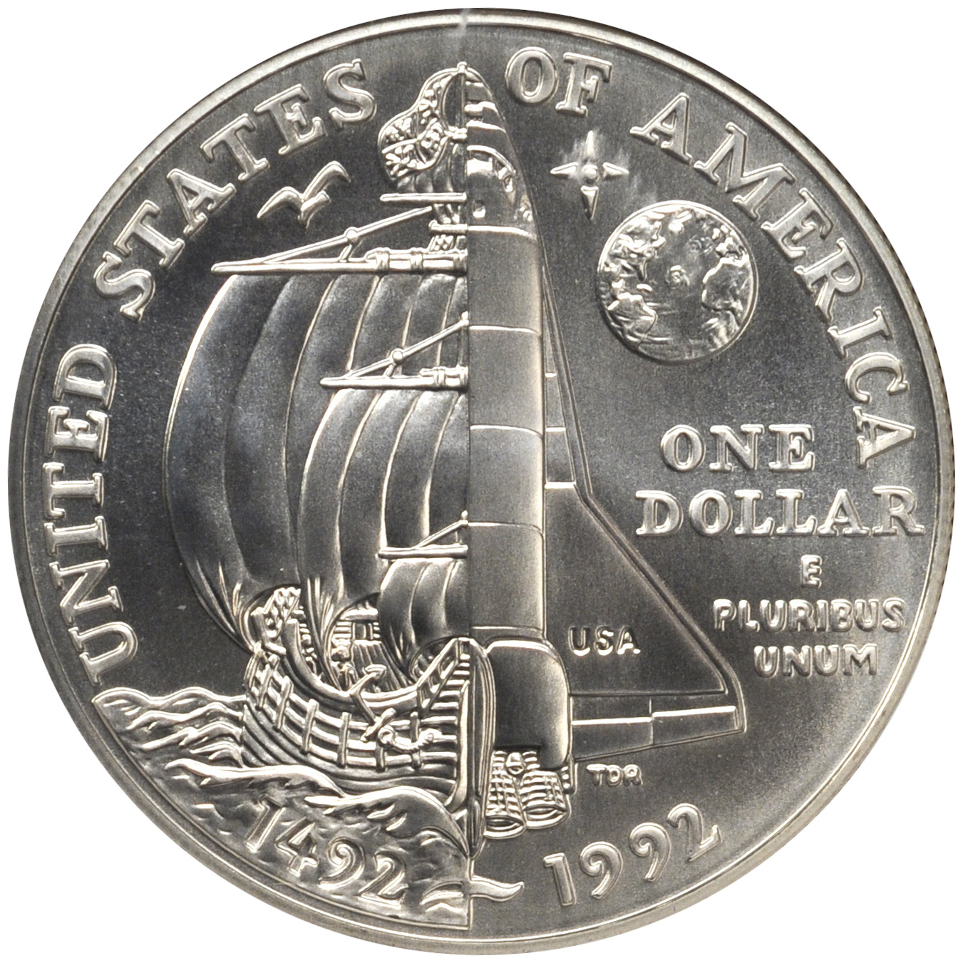 Value of 1992 $1 Columbus Silver Coin | Sell Silver Coins