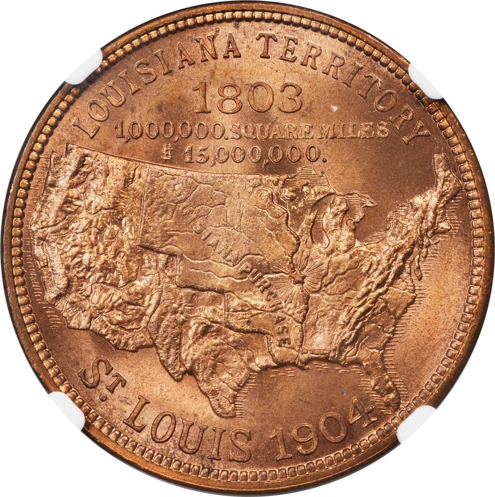 Louisiana Purchase Exposition Official Souvenir Coin Value | BestSouvenirs.CO