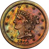 Braided Hair Half Cent (1840-1857) Image