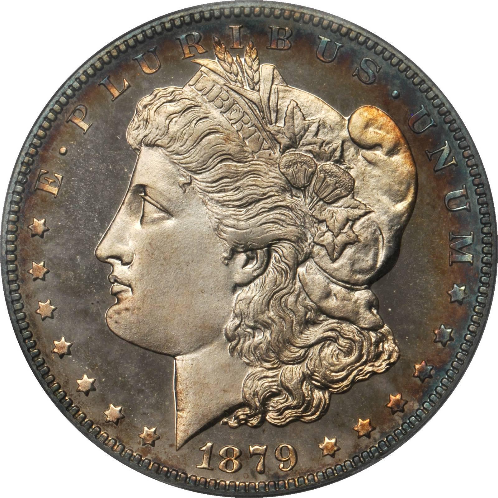 1879-P Morgan Silver Dollar XF