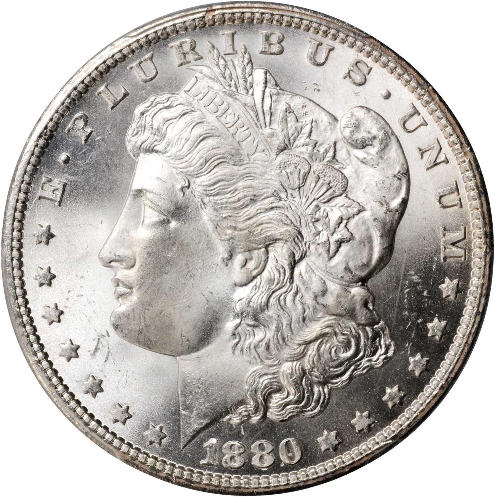 1880-CC Morgan Silver Dollar 