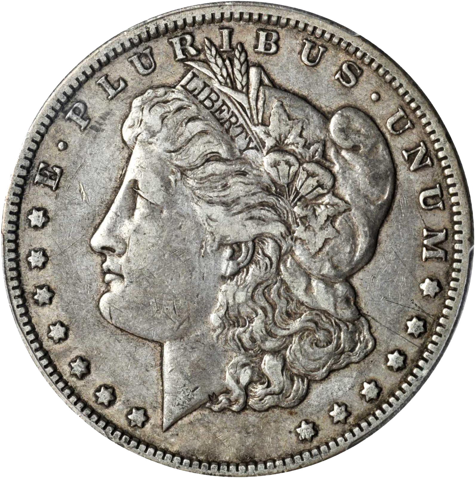 1886 O Morgan Dollar VG Very Good 90% Silver with 1930 S Buffalo Nickel F Fine 
