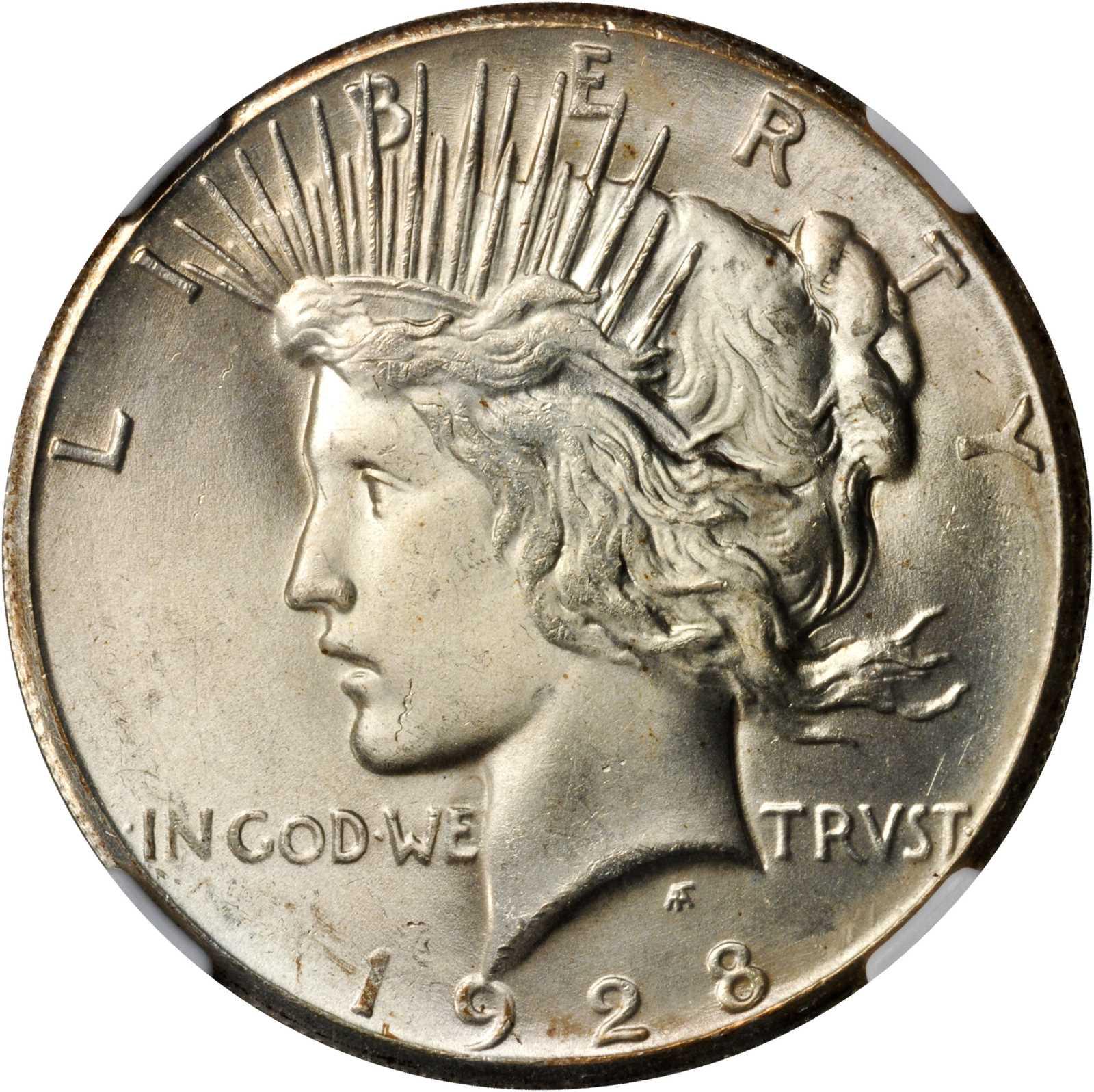 1928 silver dollar worth