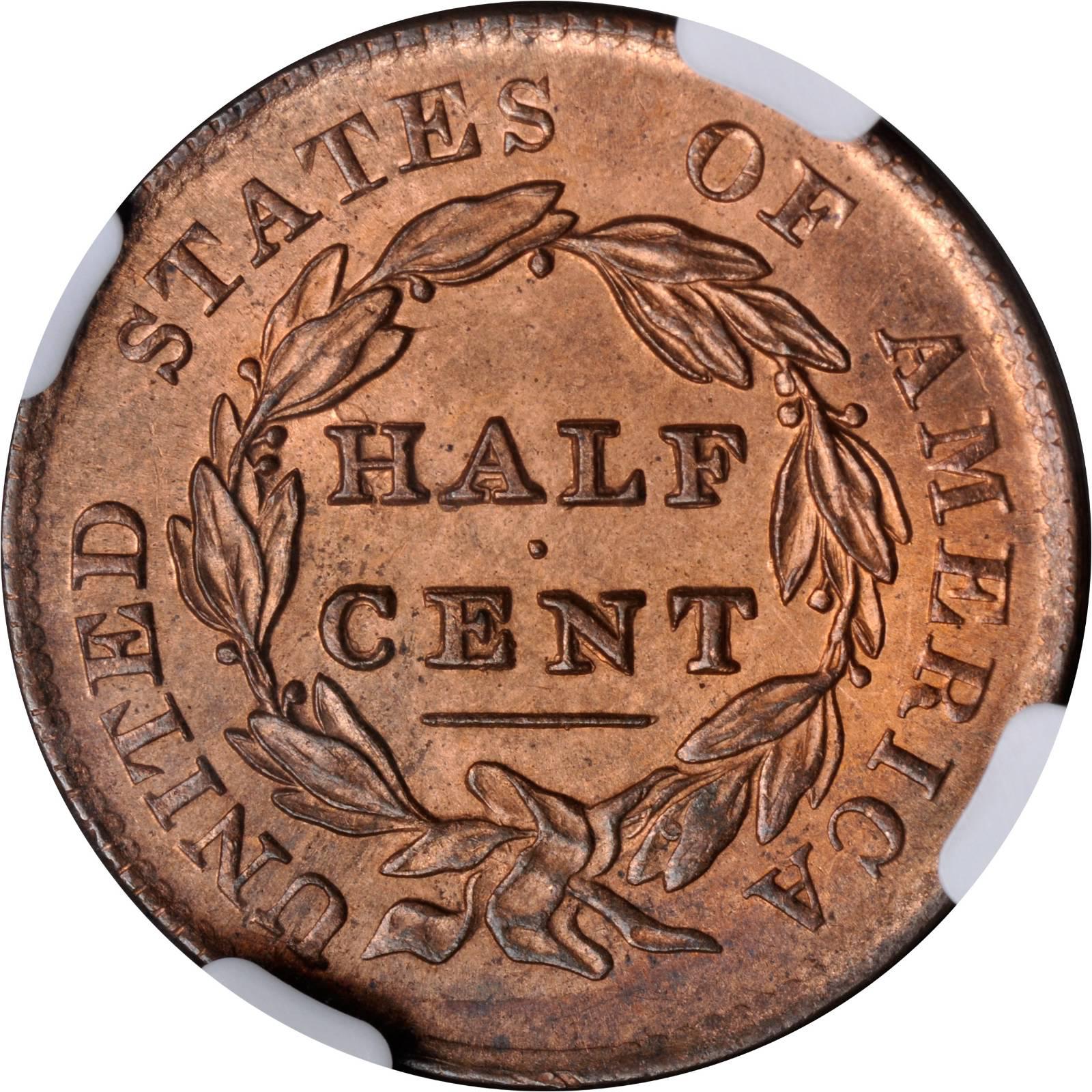 Details about   1828 Half Cent 13 Stars VF Uncertified 