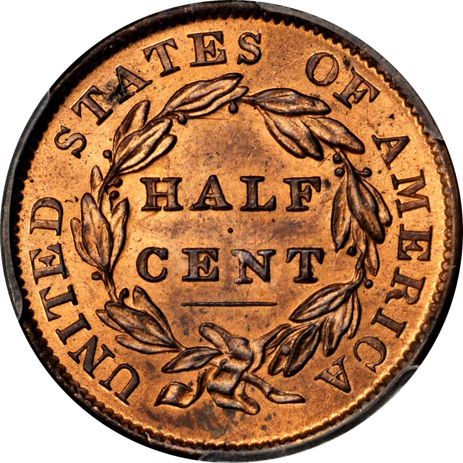 Value Of 1835 Classic Head Half Cent Rare Coin Buyers