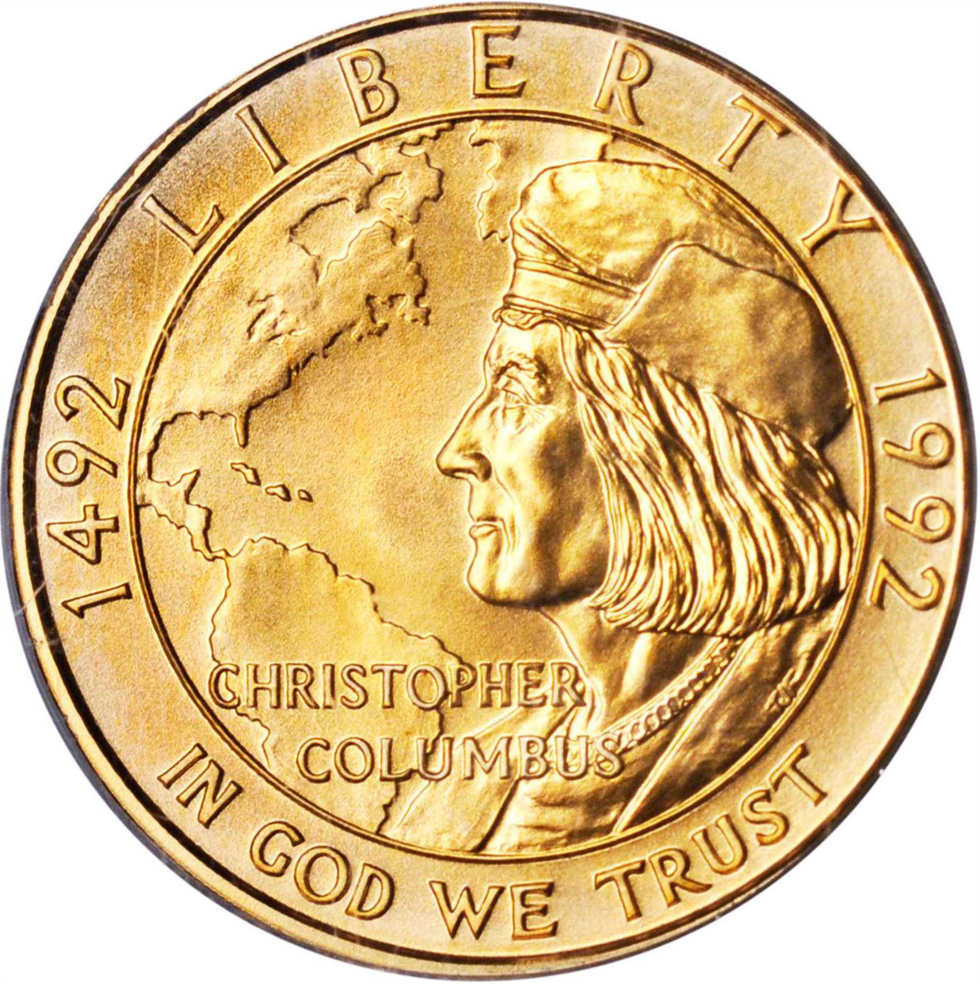 Value of 1992 $5 Columbus Gold Coin | Sell Gold Coins