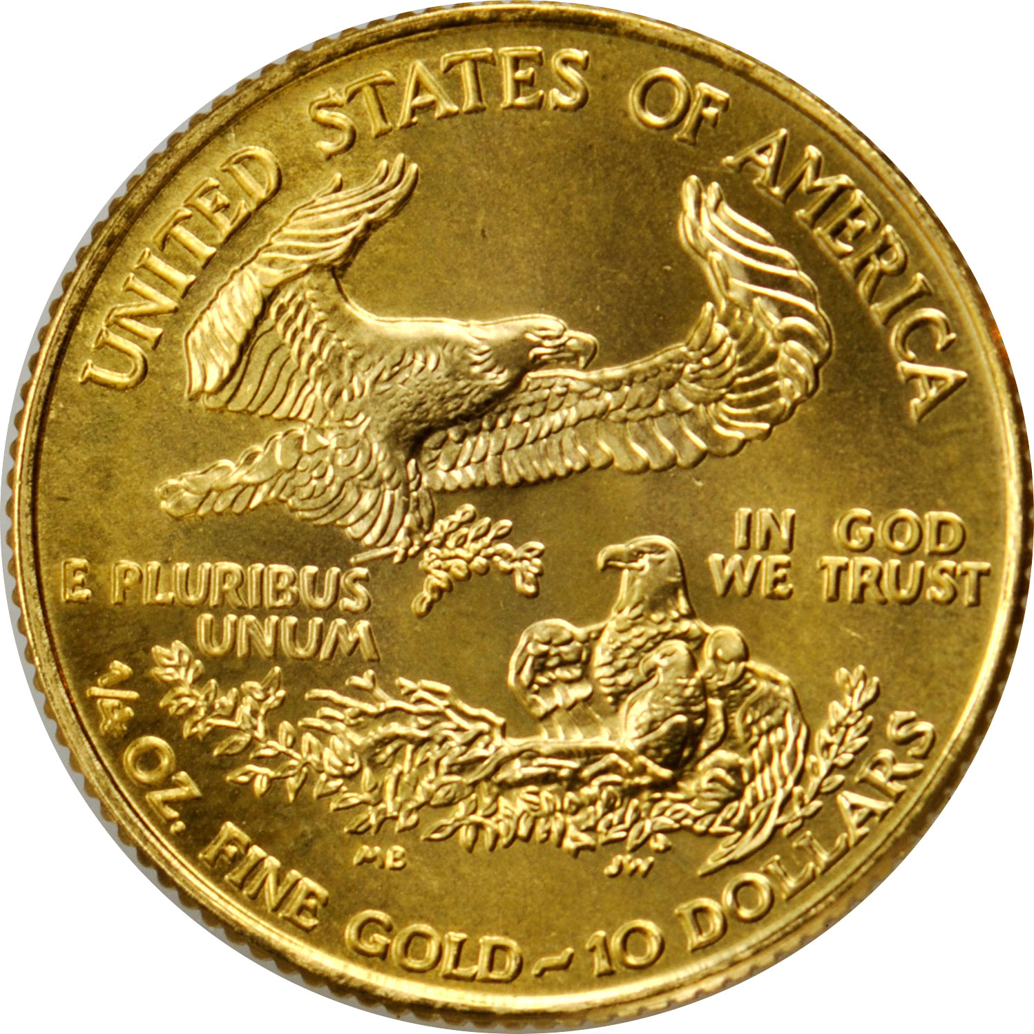 Value of 1992 10 Gold Coin Sell .25 OZ U.S.A. Gold Eagle