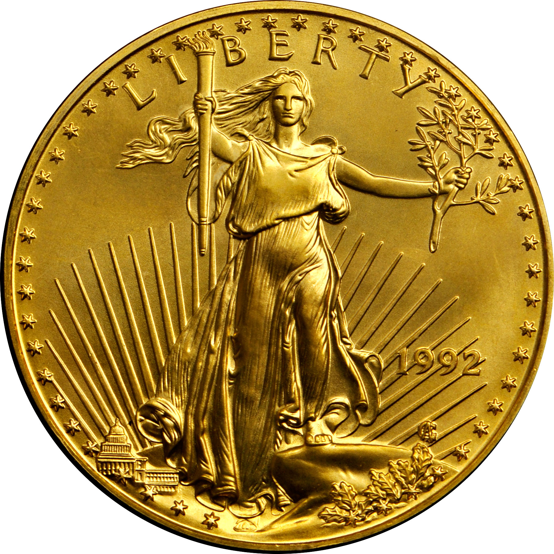 Value Of 1992 5 Gold Coin Sell 10 OZ American Gold Eagle