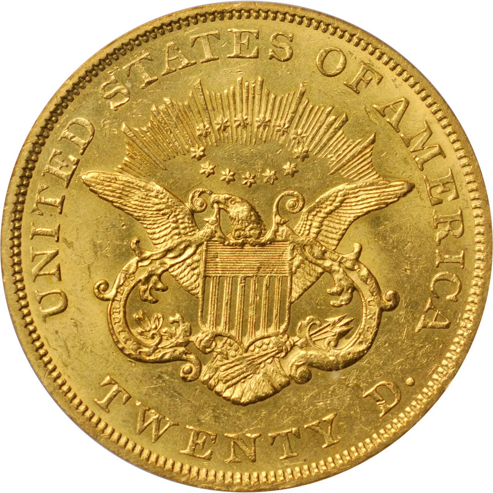 Value Of 1850 20 Liberty Double Eagle Sell Rare Coins