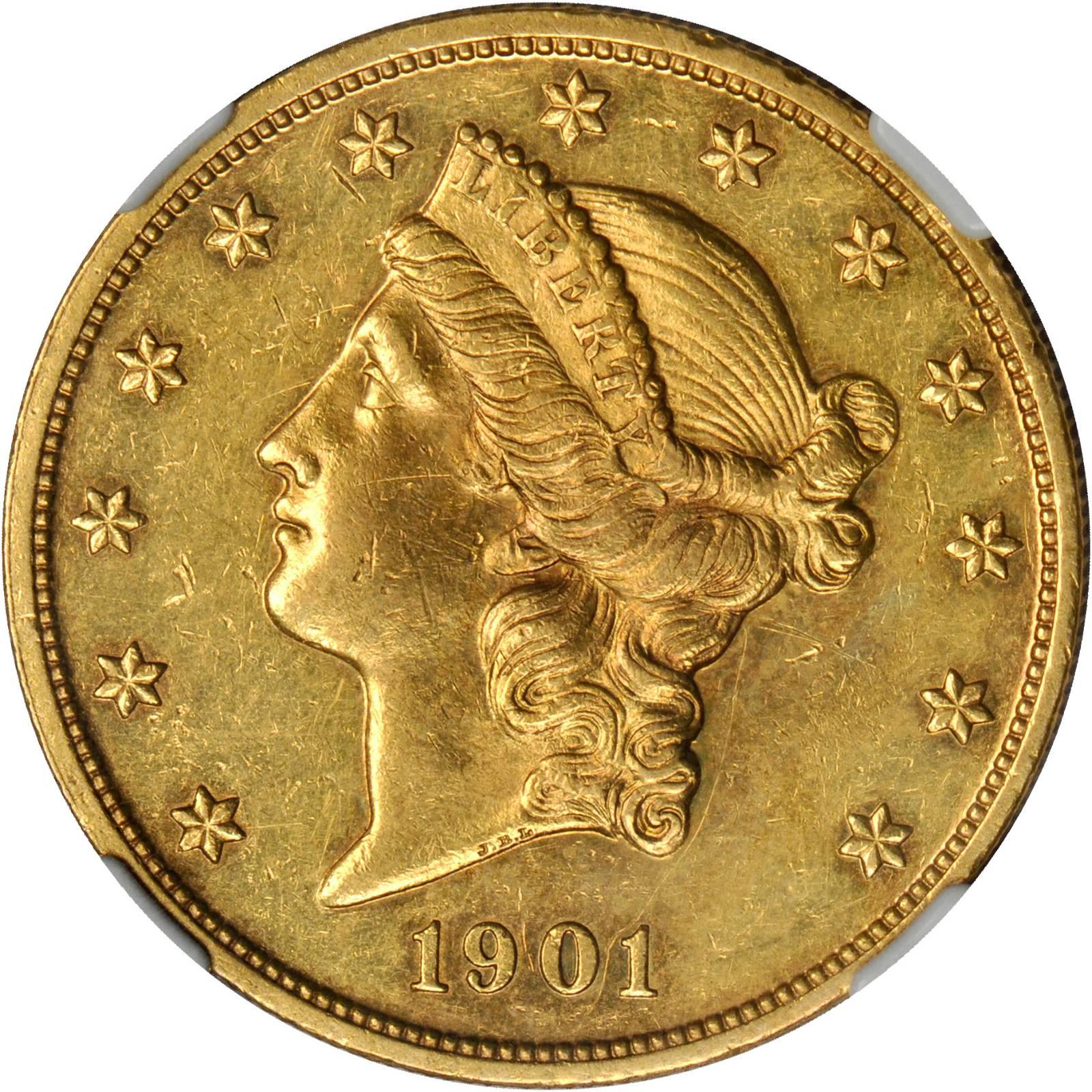 Value Of 1901 20 Liberty Double Eagle Sell Rare Coins