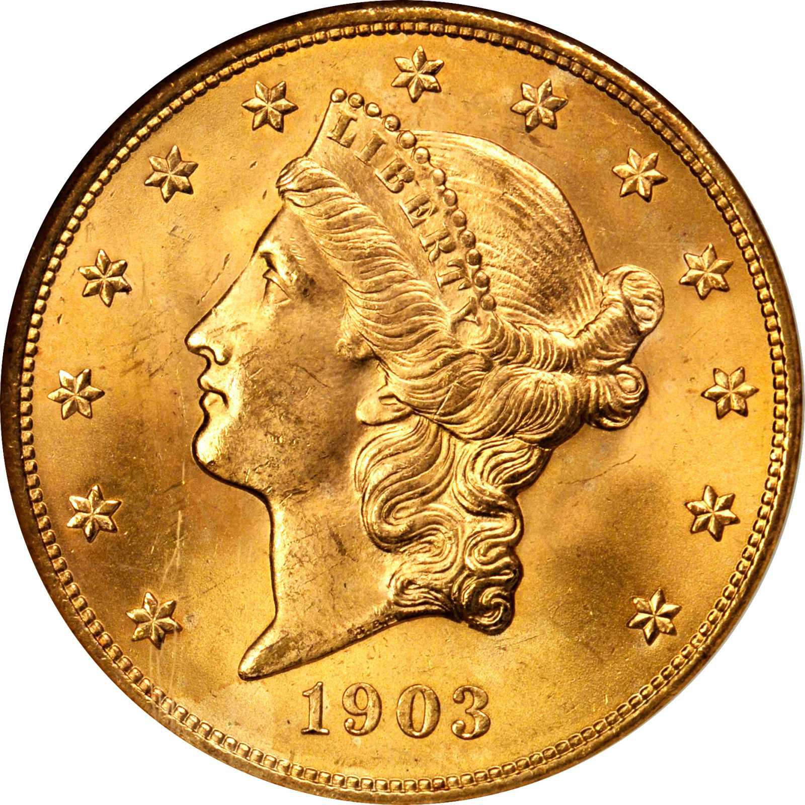 Value Of 1903 20 Liberty Double Eagle Sell Rare Coins
