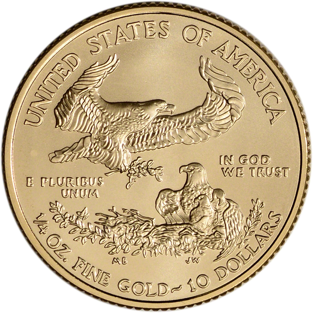 Value of 2016 $10 Gold Coin | Sell .25 OZ U.S.A. Gold Eagle