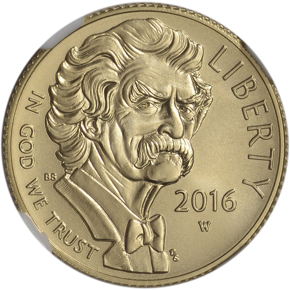 Value of 2016 $5 Mark Twain Gold Coin | Sell Gold Coins