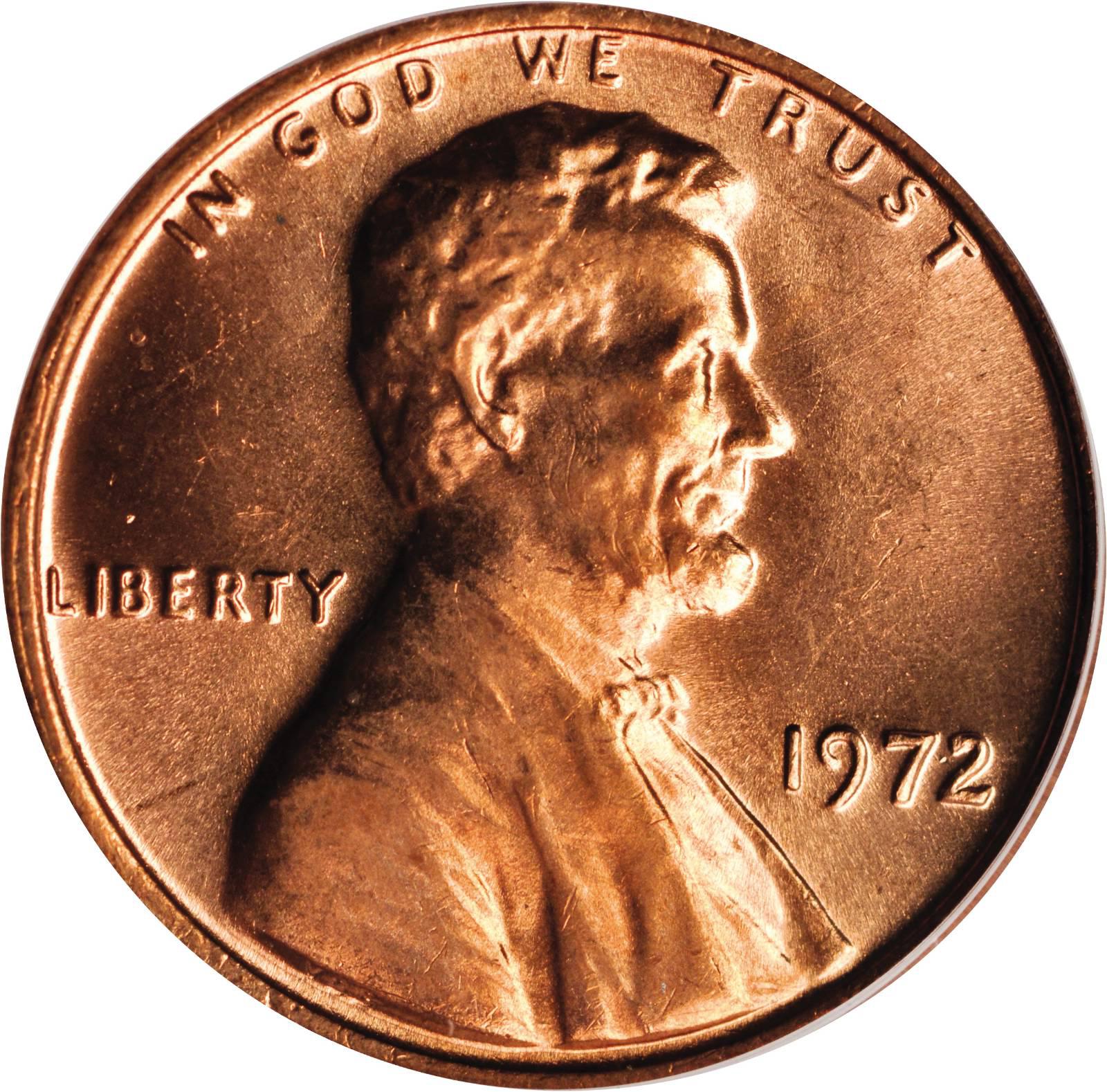 Value of 1972 Lincoln Cents | We Appraise Modern Coins