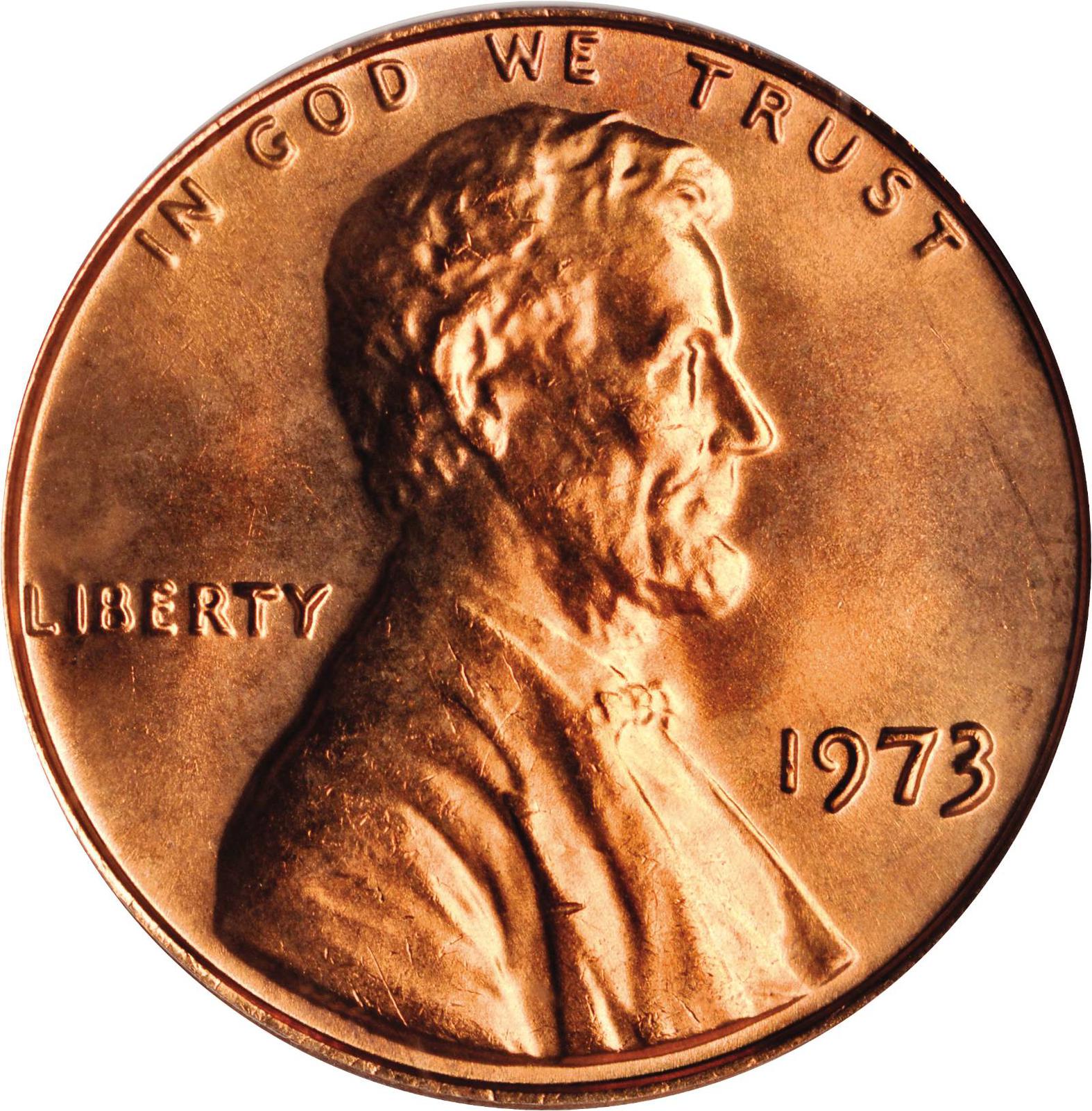 1973 P D S Lincoln Memorial Pennies 