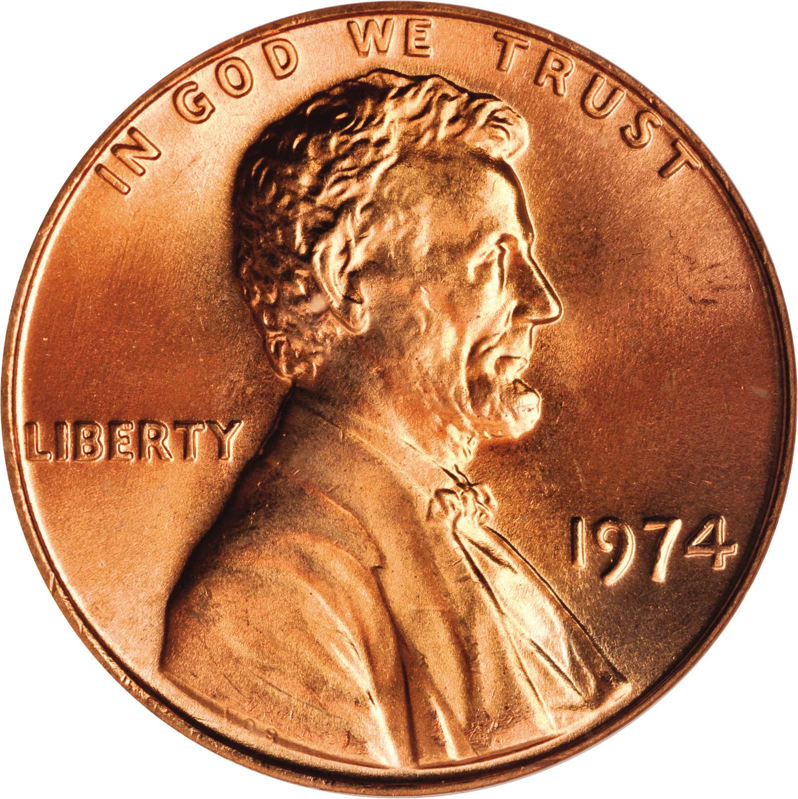 1974 P Lincoln Penny BU From OBW Roll 20% off 5+ 