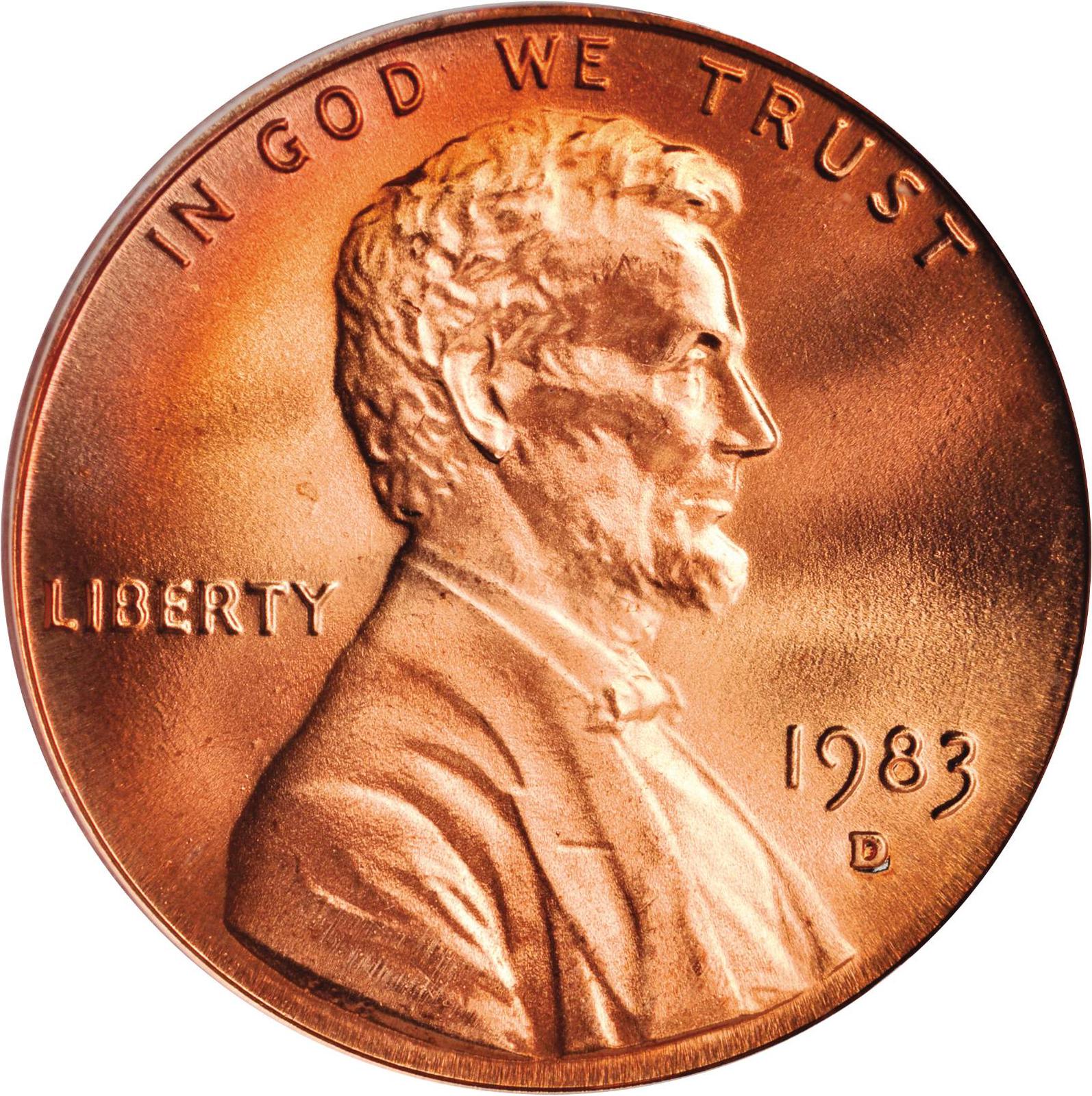 Value Of 1983 D Lincoln Cents We Appraise Modern Coins