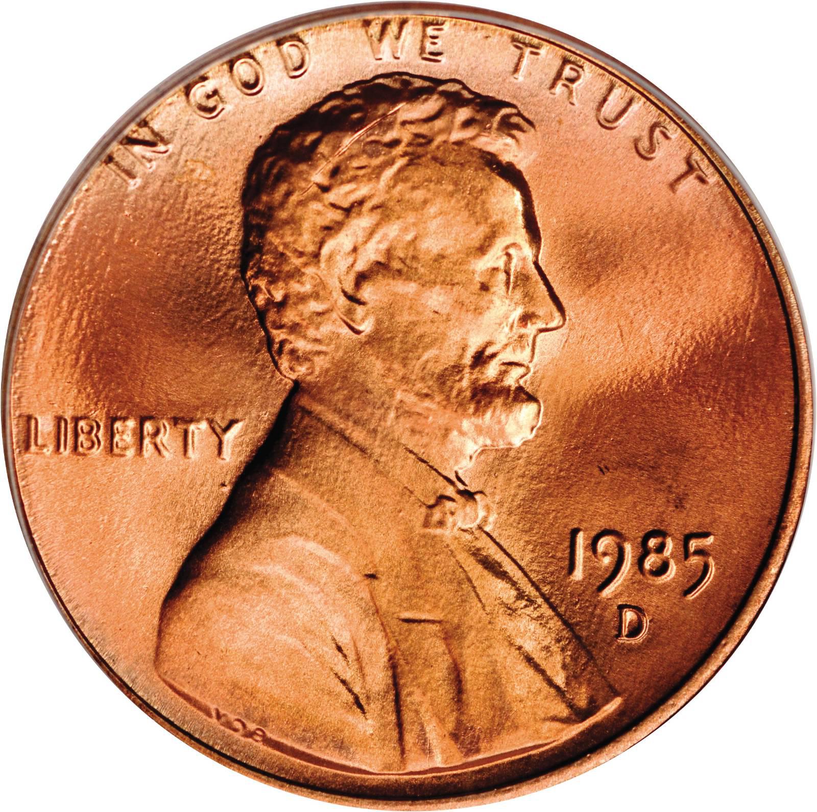 Value Of 1985 D Lincoln Cents We Appraise Modern Coins