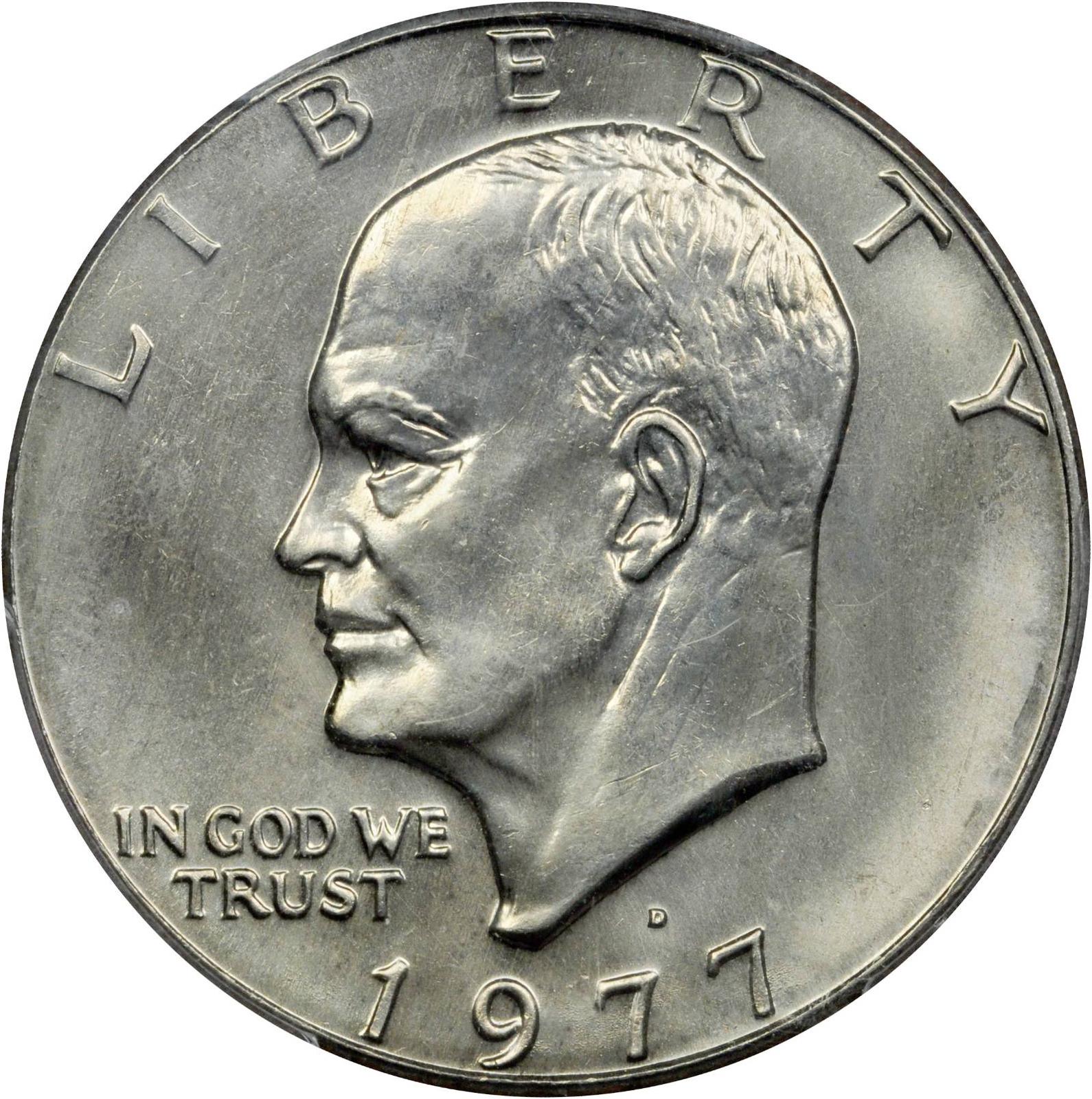 Value of 1977-D Eisenhower Dollar | Sell Modern Coins