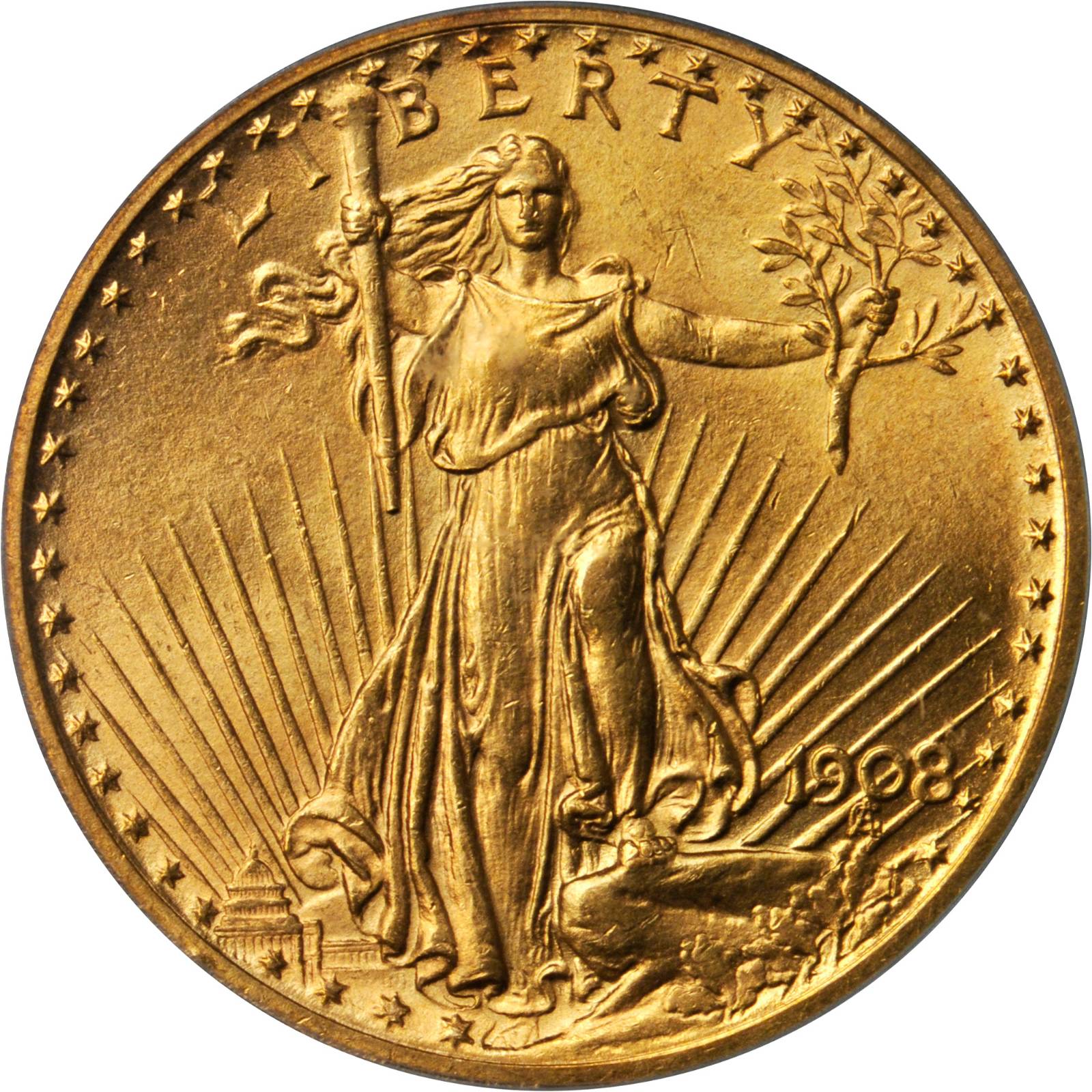 1908-st-gaudens-20-gold-sell-rare-st-gaudens-gold-coins