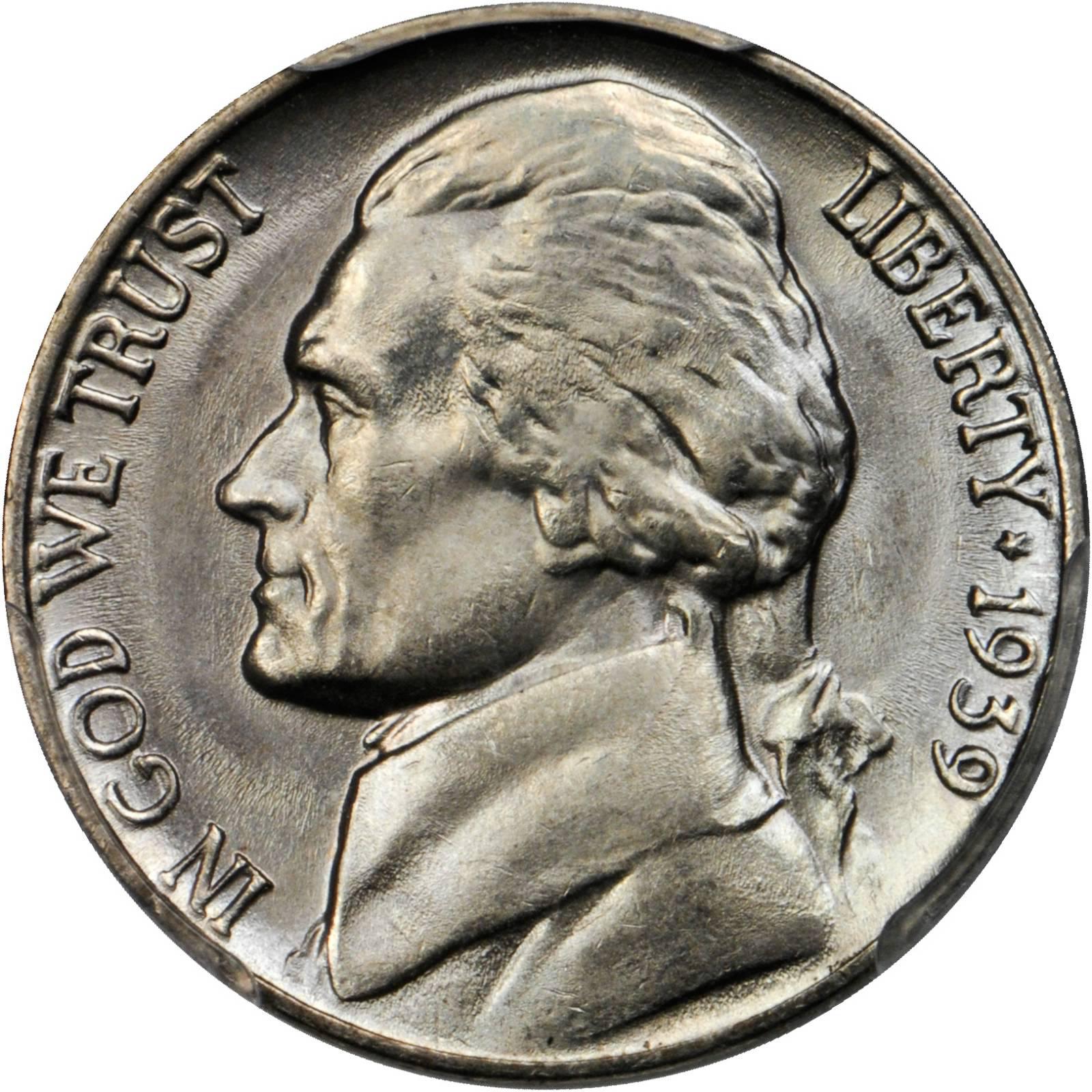 1939 Double Monticello Jefferson Nickel Sell Modern Coins