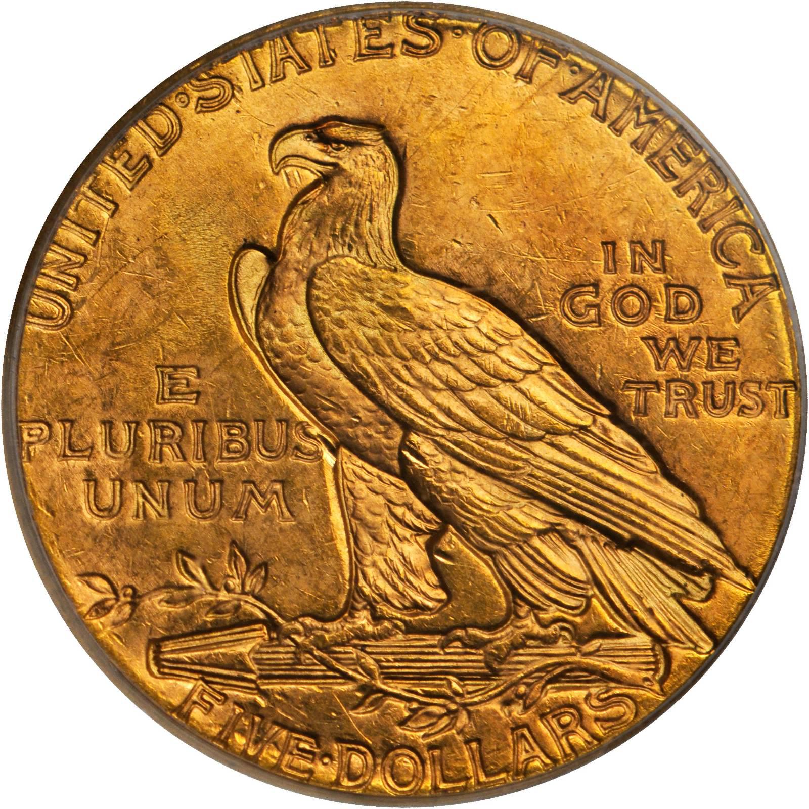 Value Of A 1929 Indian 5 Gold We Are Rare Coin Buyers