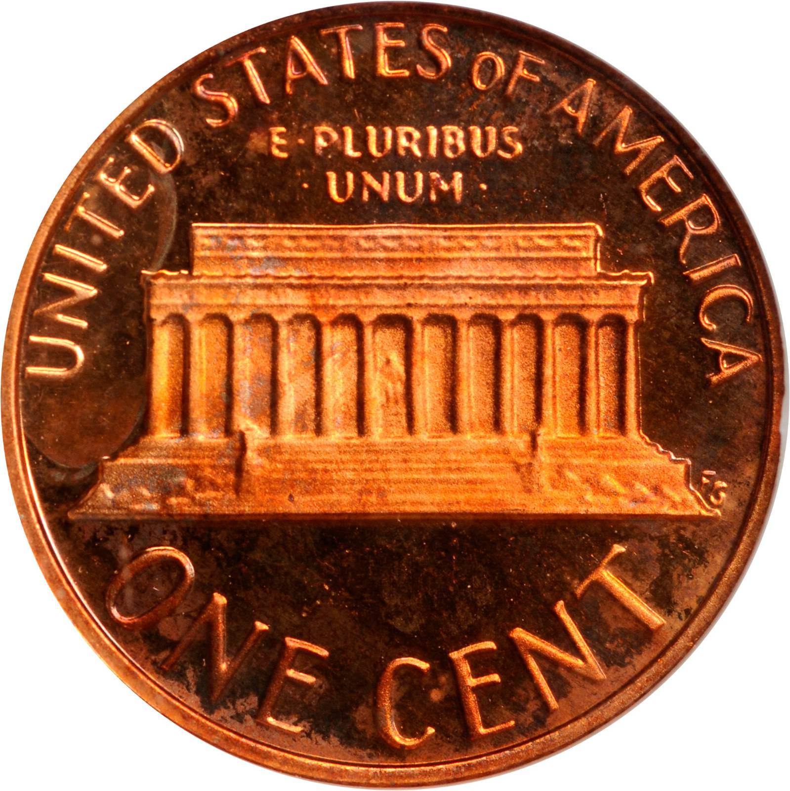 1981 S Lincoln Memorial Proof Cent beautifully struck    L02 
