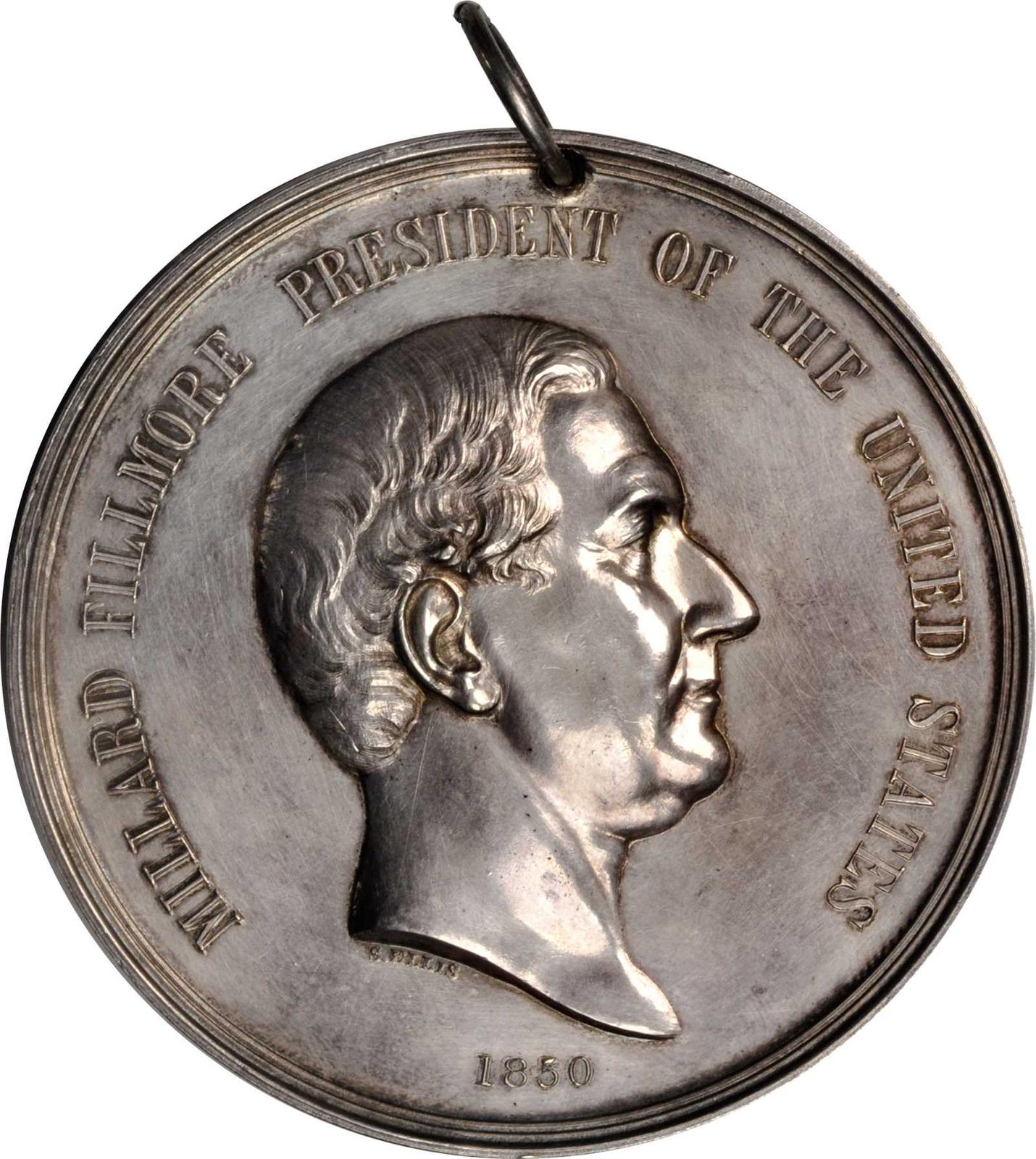 Details about   Millard Fillmore 77mm Bronze Presidential Medal 