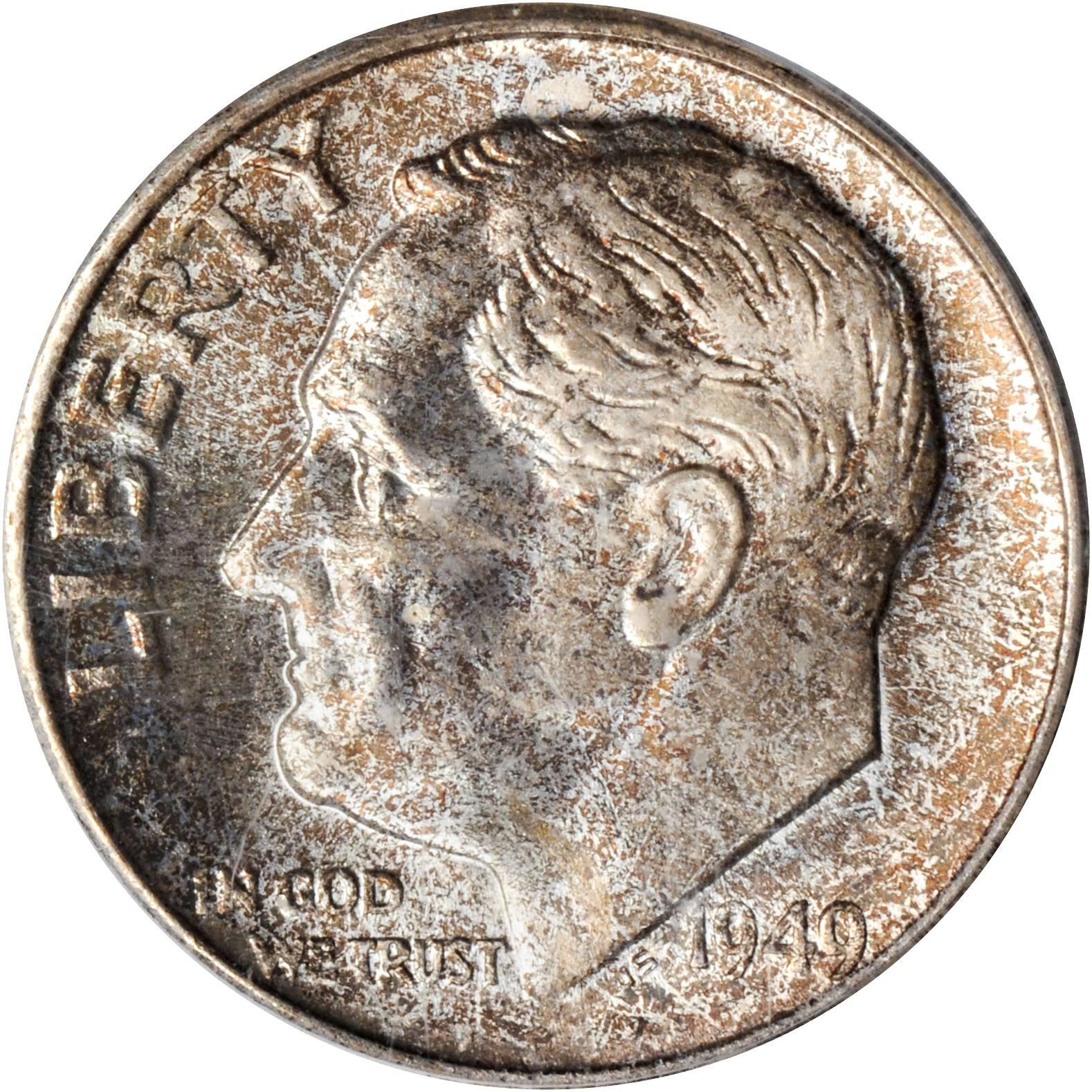 Value of 1949-S Dime | Sell and Auction, Rare Coin Buyers