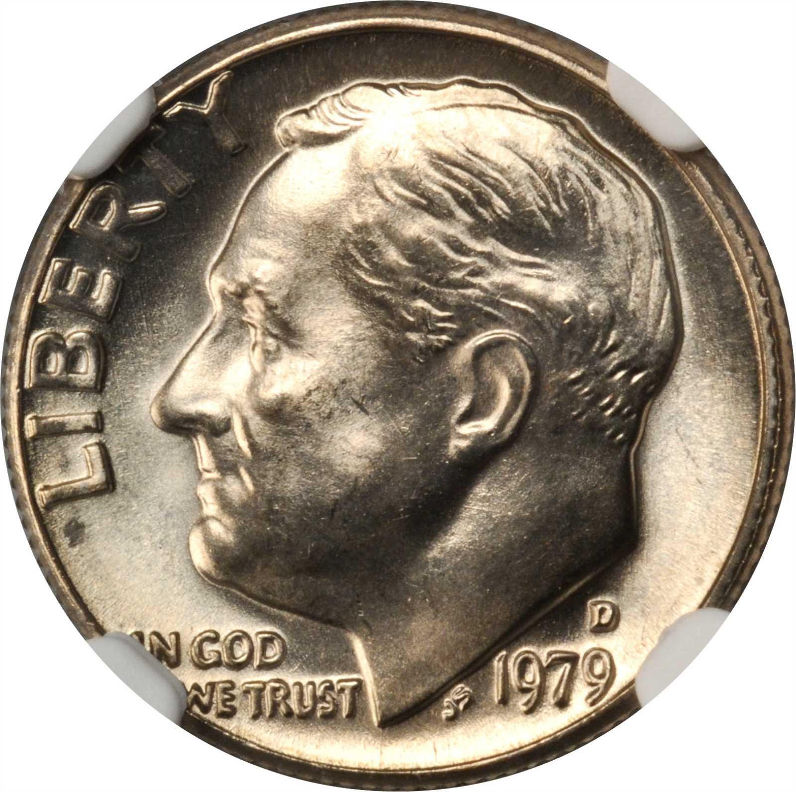 15% off 5+ 1979 D Roosevelt Dime BU From Mint Roll 