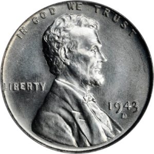 1943 Steel Cent