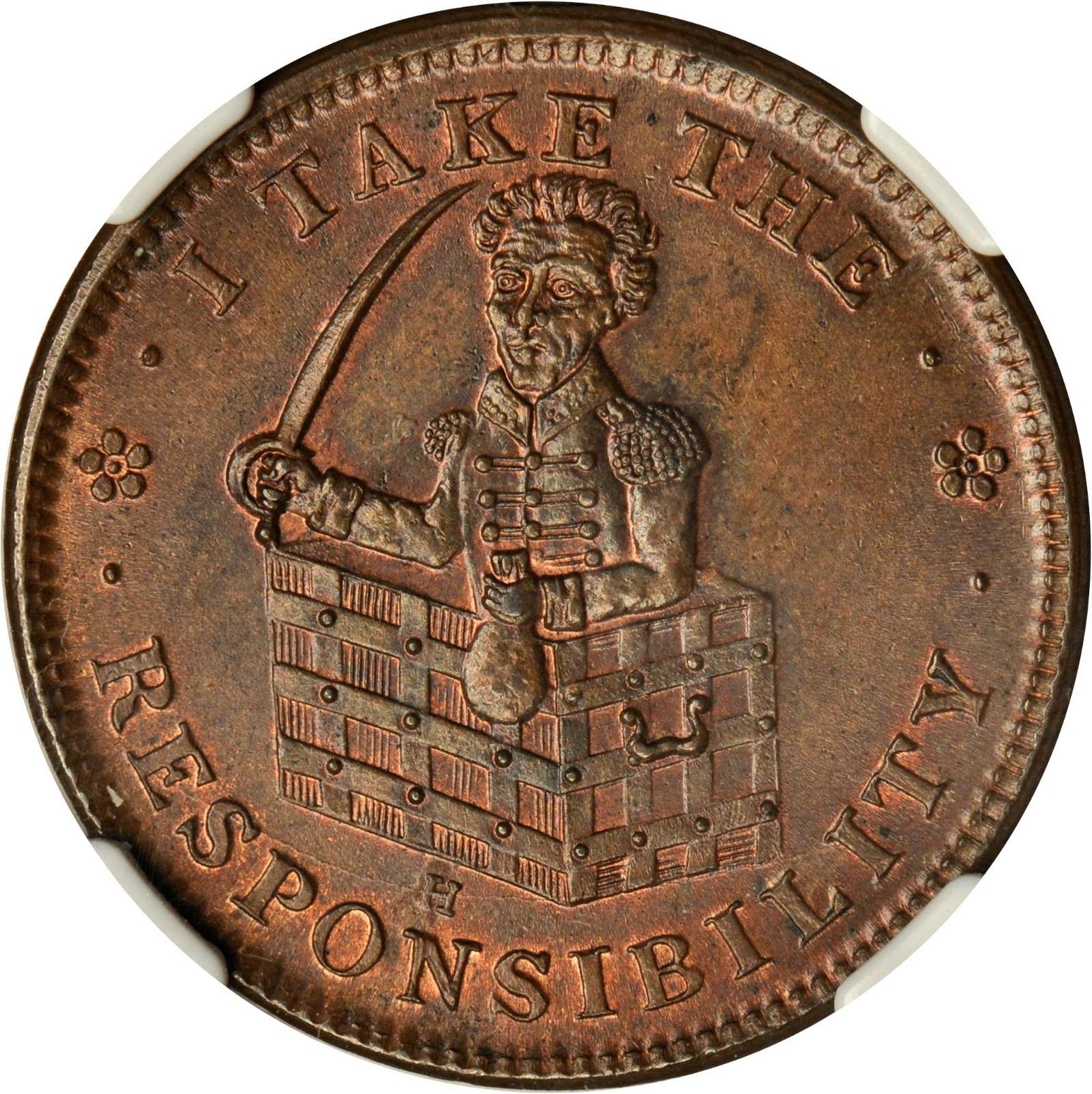 I Take The Responsibility 1837 Token Rare Token Buyer