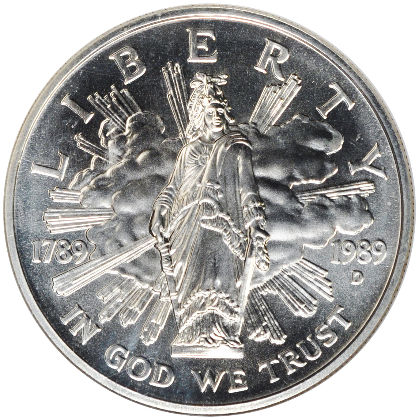 Value of 1989 $1 Congress Silver Coin | Sell Silver Coins