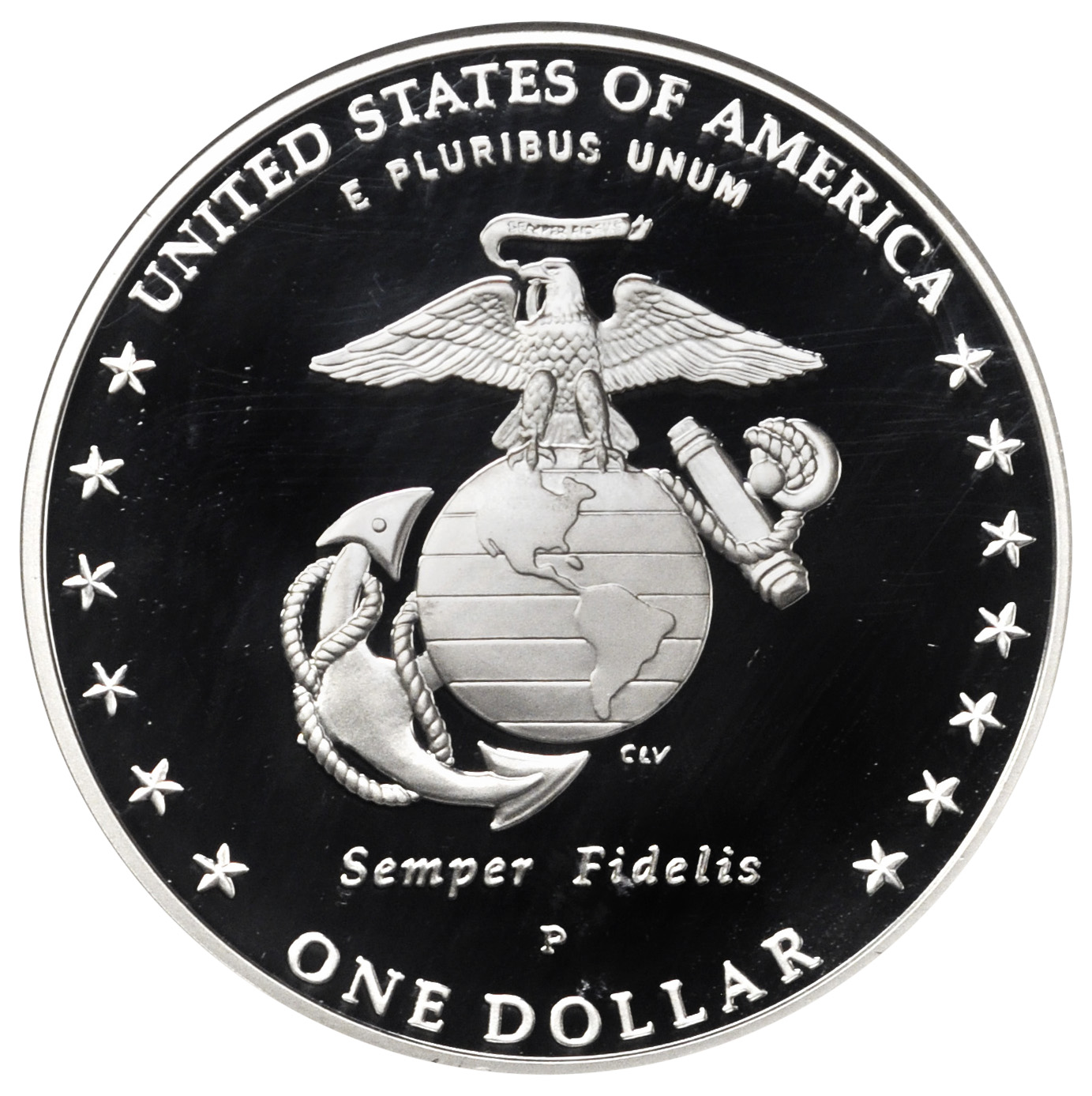 1996 USMC UNITED STATES MARINE CORPS Fleetwood UNC Medal Commemorative Coin 