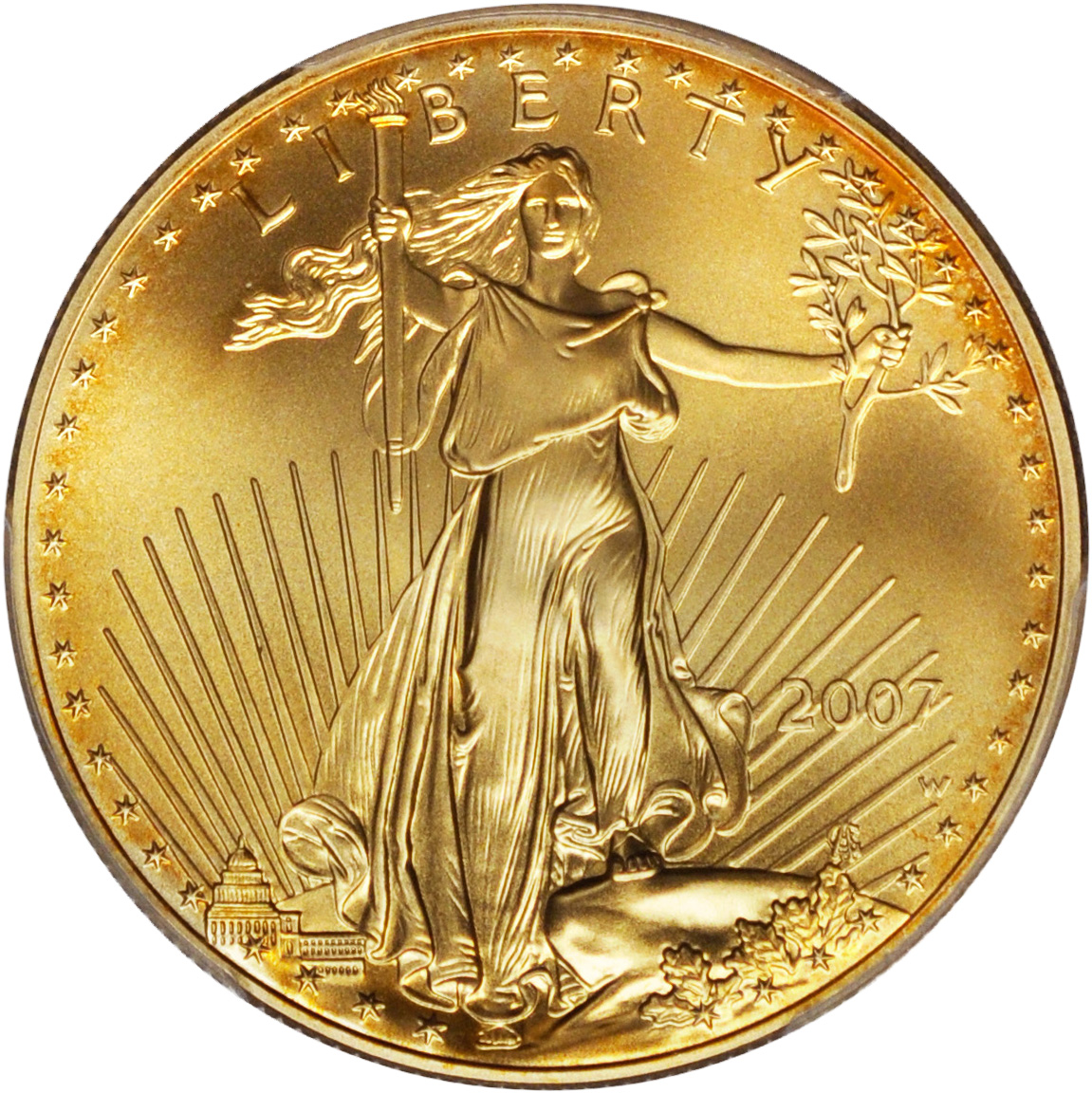 Value of 2007 $50 Gold Coin | Sell 1 OZ American Gold Eagle