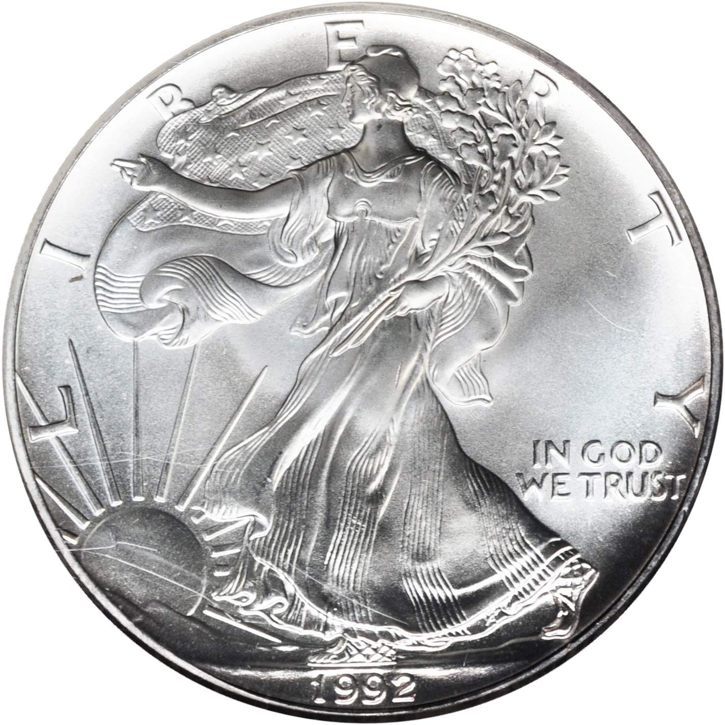 Value of 1992 $1 Silver Coin | American Silver Eagle Coin