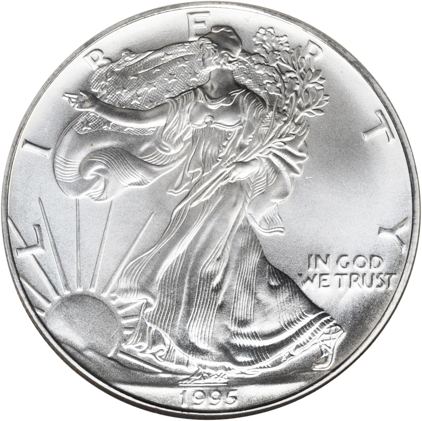 Value of 1995 1 Silver Coin American Silver Eagle Coin