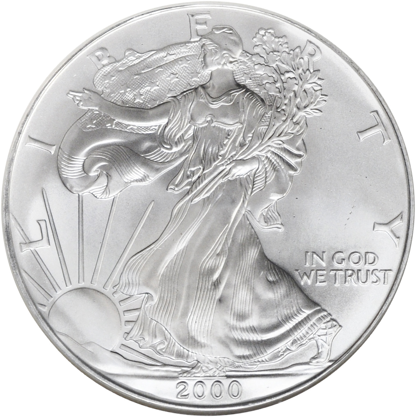 Value of 2000 1 Silver Coin American Silver Eagle Coin