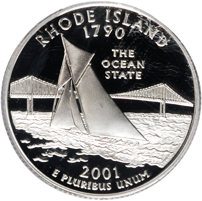 Details about   2001 D MINT Rhode Island State Quarter RI Shipping Disc. Uncirculated 
