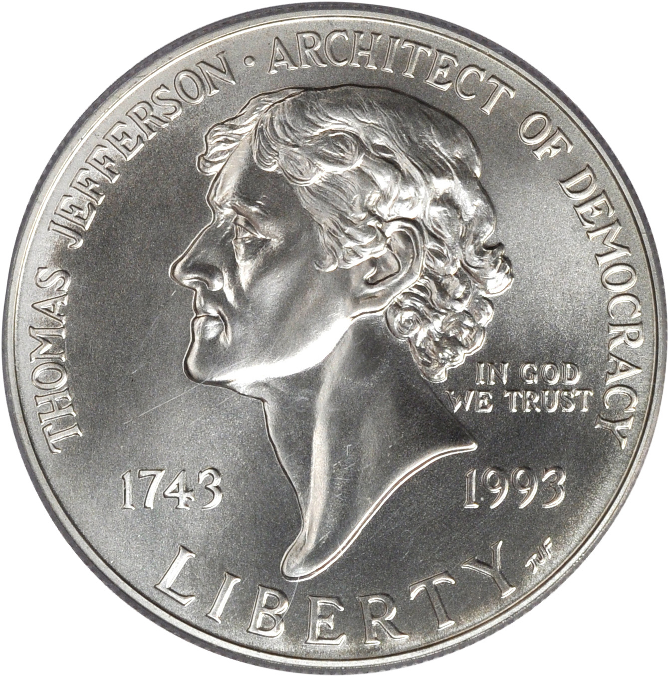 Value of 1993 $1 Jefferson Silver Coin | Sell Silver Coins