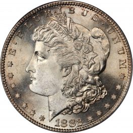 Details about   1882-S Morgan Silver Dollar $1 US Mint Coin 90% Silver High Grade Bullion Invest 