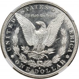 SKU#26650 1885-S Morgan Dollar AU 