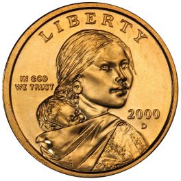 Value of Gold Sacagawea One Dollar Coins