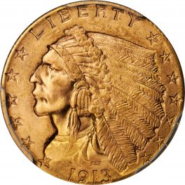 Value of 1913 Indian Head $2.50 Gold | Rare Coin Buyers