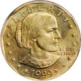 Susan B. Anthony Dollar (1979-1999) Image