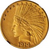 Indian Gold Eagle (1907-1933) Image